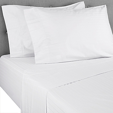 Nestwell&trade; Striped PimaCott&reg; Sateen 500-Thread-Count Twin XL Sheet Set. View a larger version of this product image.