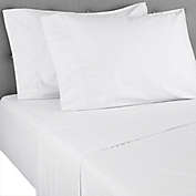 Nestwell&trade; PimaCott&reg; Sateen 500-Thread-Count Twin XL Sheet Set in White Stripe