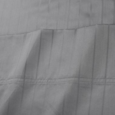 Nestwell&trade; Pima Cotton 500-Thread-Count Full Sheet Set in Sharkskin Stripe. View a larger version of this product image.