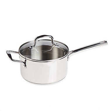 Our Table&trade; 3.5 qt. Stainless Steel Covered Saucepan. View a larger version of this product image.