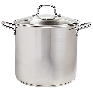 Our Table&trade; 16 qt. Stainless Steel Covered Stock Pot. View a larger version of this product image.