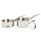Alternate image 1 for Our Table&trade; 2 qt. Stainless Steel Covered Double Boiler
