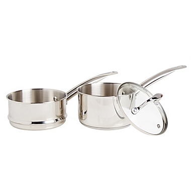Our Table&trade; 2 qt. Stainless Steel Covered Double Boiler. View a larger version of this product image.