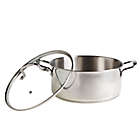 Alternate image 2 for Our Table&trade; 7.5 qt. Stainless Steel Covered Dutch Oven