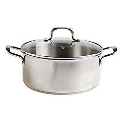 Our Table™ 7.5 qt. Stainless Steel Covered Dutch Oven
