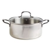 Our Table&trade; 7.5 qt. Stainless Steel Covered Dutch Oven