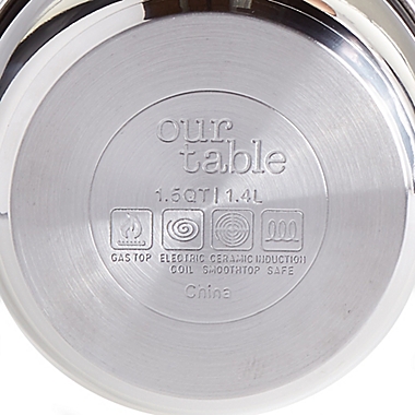 Our Table&trade; 1.5 qt. Stainless Steel Covered Saucier. View a larger version of this product image.