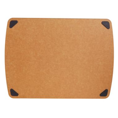 Our Table&trade; 12.76-Inch x 17.28-Inch Wood Fiber Cutting Board with Juice Well. View a larger version of this product image.
