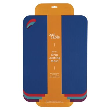 Our Table&trade; 4-Piece Flexible Multicolor Cutting Mats Set. View a larger version of this product image.