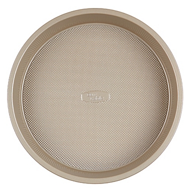 Our Table&trade; 9-Inch Round Textured Cake Pan in Beige. View a larger version of this product image.