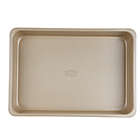 Alternate image 1 for Our Table&trade; 9-Inch x 13-Inch Textured Cake Pan in Beige