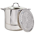 Alternate image 1 for Our Table&trade; 24 qt. Stainless Steel 3-Piece Steamer Set