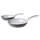 Alternate image 0 for Our Table&trade; Forged Aluminum Ceramic Nonstick 2-Piece Fry Pan Set