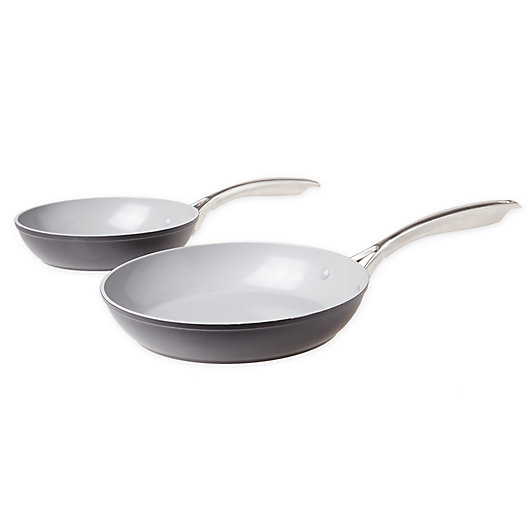 Alternate image 1 for Our Table™ Forged Aluminum Ceramic Nonstick 2-Piece Fry Pan Set