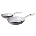 2-Piece Our Table Forged Aluminum Ceramic Nonstick Fry Pan Set