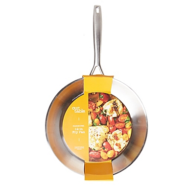 Our Table&trade; 12-Inch Stainless Steel Fry Pan. View a larger version of this product image.