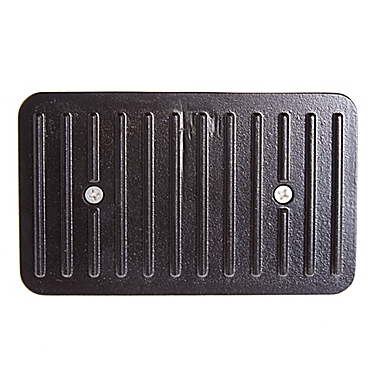 Our Table&trade; Preseasoned Cast Iron Grill Press in Black. View a larger version of this product image.