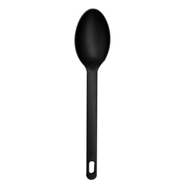 Simply Essential&trade; Nylon Solid Spoon in Black. View a larger version of this product image.