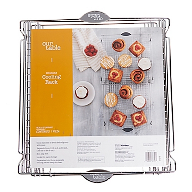 Our Table&trade; Expandable Cooling Rack in Chrome. View a larger version of this product image.