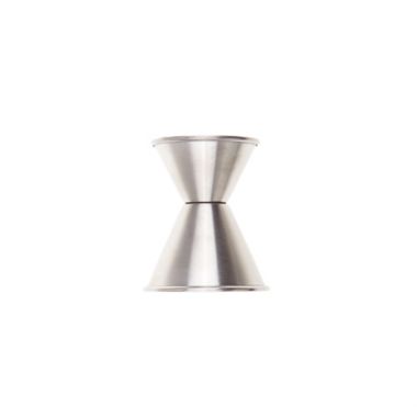 Our Table&trade; 2 oz. Stainless Steel Double Jigger. View a larger version of this product image.