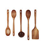 Alternate image 2 for Our Table&trade; 5-Piece Wood Mixed Utensil Set in Natural