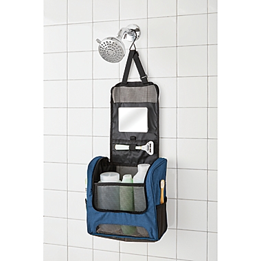 Simply Essential&trade; Hanging Toiletry Bag in Navy. View a larger version of this product image.