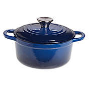 Our Table&trade; 2 qt. Enameled Cast Iron Dutch Oven with Stainless Steel Knob in Cobalt
