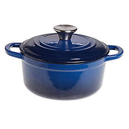 Our Table&trade; 2 qt. Enameled Cast Iron Dutch Oven in Cobalt