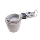 Alternate image 1 for Simply Essential&trade; Plastic Measuring Cups in Grey (Set of 5)