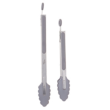 Our Table&trade; 2-Piece Stainless Steel and Nylon Tongs Set. View a larger version of this product image.