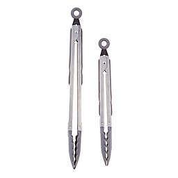 Our Table™ 2-Piece Stainless Steel and Nylon Tongs Set