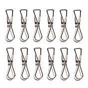 Our Table&trade; 12-Piece Stainless Steel Wire Bag Clips Set