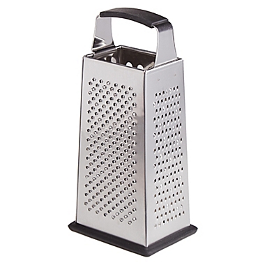 Our Table&trade; 4-Sided 9-Inch Stainless Steel Grater in Black. View a larger version of this product image.