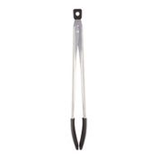Our Table&trade; Metal Locking Tongs with Silicone Heads in Black