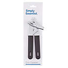 Alternate image 3 for Simple Essential&trade; Can Opener in Black/Silver