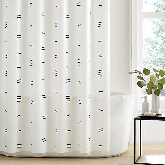 Simply Essential Dashed Peva Shower, Is Peva Safe In Shower Curtains