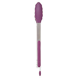 Our Table™ Silicone and Stainless Steel Locking Tongs in Purple