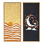 Alternate image 0 for Wild Sage&trade; Sun & Moon 14-Inch x 32-Inch Framed Canvas Wall Decor (Set of 2)