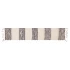 Alternate image 2 for Our Table&trade; Fringe Stripe 90-Inch Table Runner in Black/Natural