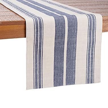 Our Table&trade; 72-Inch Striped Table Runner in Blue. View a larger version of this product image.