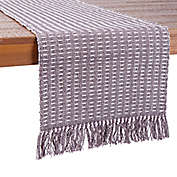 Our Table&trade; Fringe Stitch Striped Table Runner