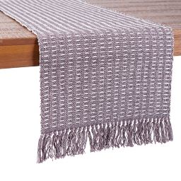 Our Table™ Fringe Stitch Striped Table Runner