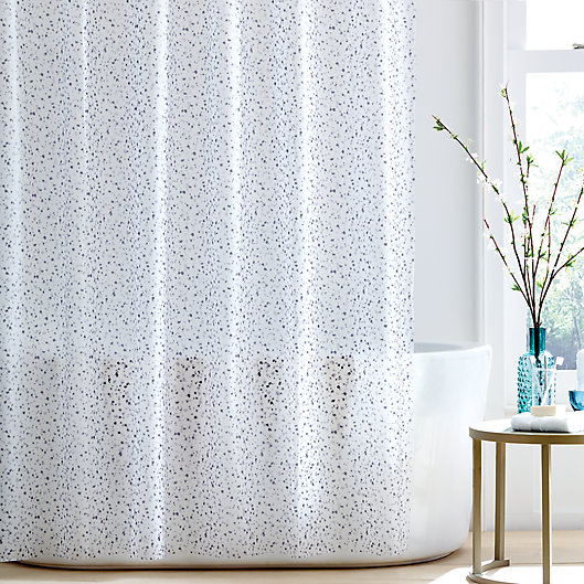Simply Essential Confetti Peva Shower, Canvas Shower Curtain Design
