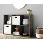 Alternate image 3 for Squared Away&trade; 6-Cube Organizer in Grey