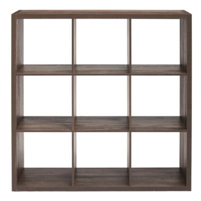 3 Cube Storage Organizer Wood Look Bookshelf Cubbies Shelf Display Espresso New 