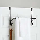 Alternate image 1 for Squared Away&trade; Over-the-Door Towel Bar in Matte Black