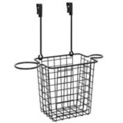 Squared Away&trade; Over-the-Cabinet Styling Caddy in Matte Black