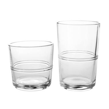Our Table&trade; Banded Drinking Glasses (Set of 12). View a larger version of this product image.
