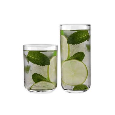 Our Table&trade; 16-Piece Cylinder Drinkware Set. View a larger version of this product image.