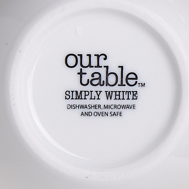 Our Table&trade; Simply White Curved Sugar Bowl. View a larger version of this product image.